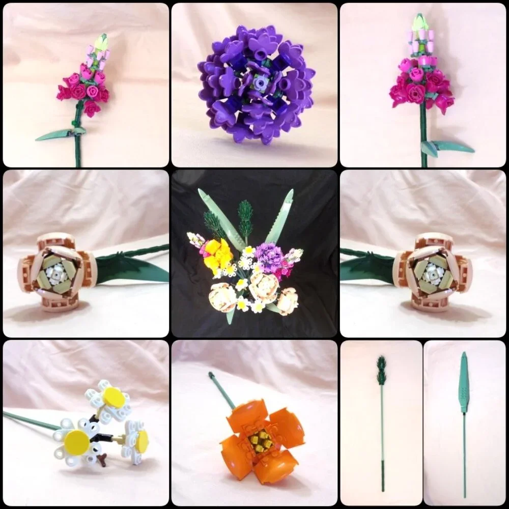 LEGO Botanical Flowers 10280 ~ Individual Replacement Parts ~ Choose Flower Type